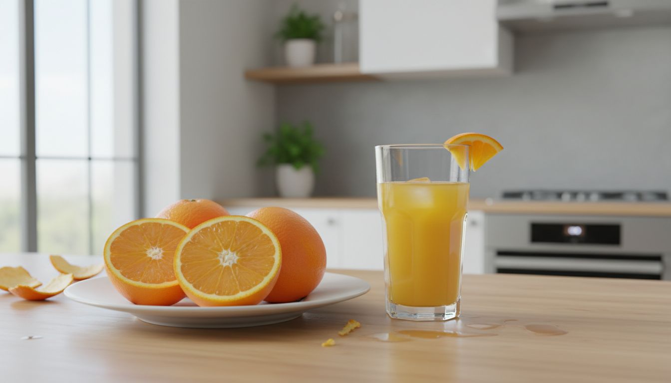 Jus d'orange presse : bon ou mauvais pour la sante ?