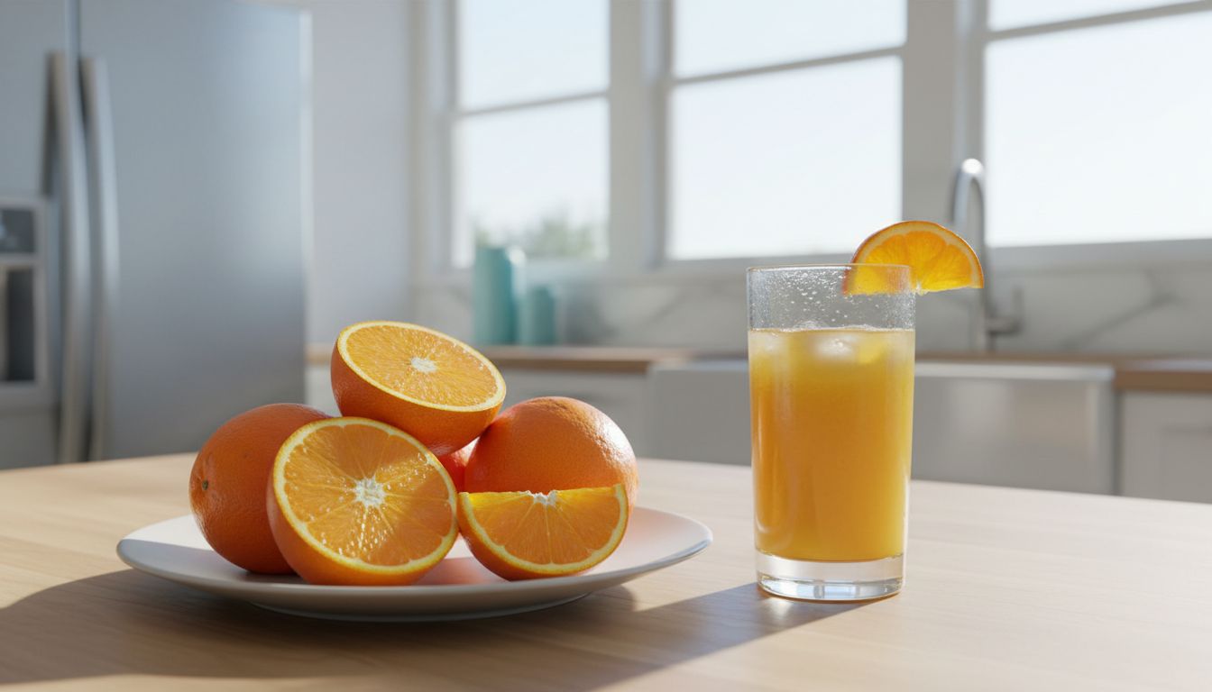 Jus d'orange maison : recette, bienfaits et conservation
