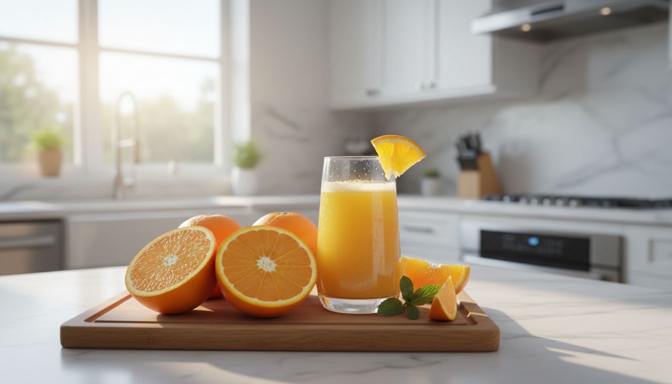 Jus d'orange presse et sport : timing optimal, recuperation et apport en vitamine C