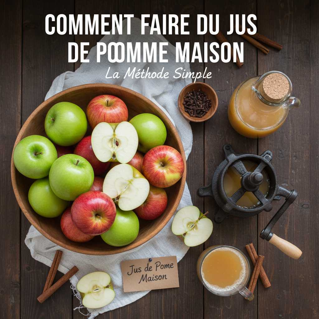 Comment faire du jus de pomme : la méthode simple (maison, avec ou sans appareil)
