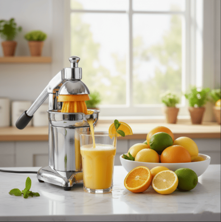 Presse Agrume avec une orange