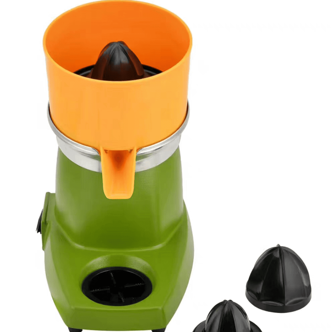 Presse agrume professionnel compact avec système automatique électrique.