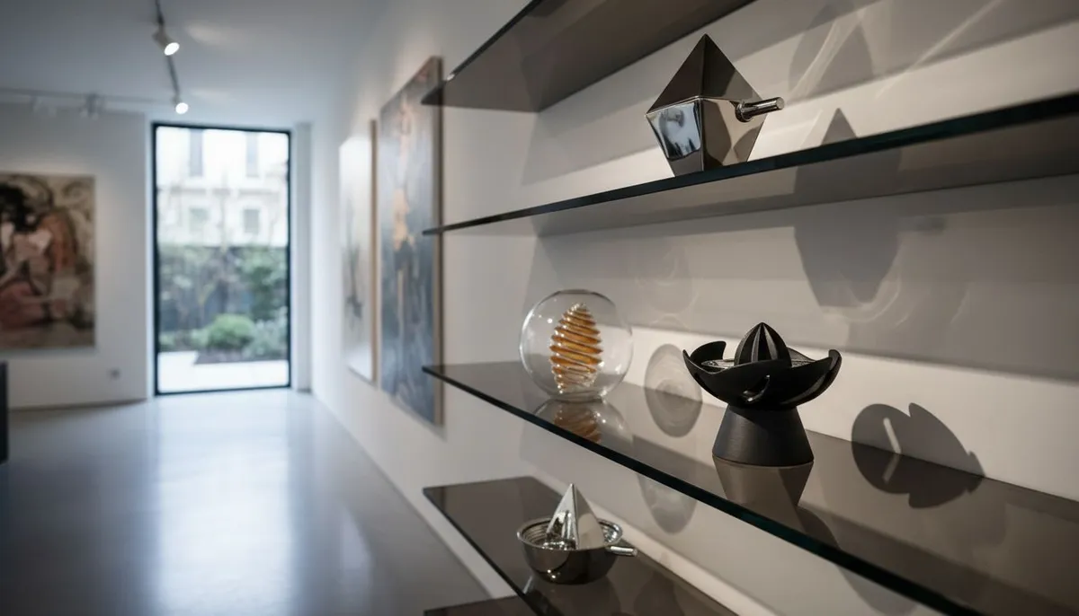Collection de presse-agrumes design modernes sur etagere decorative