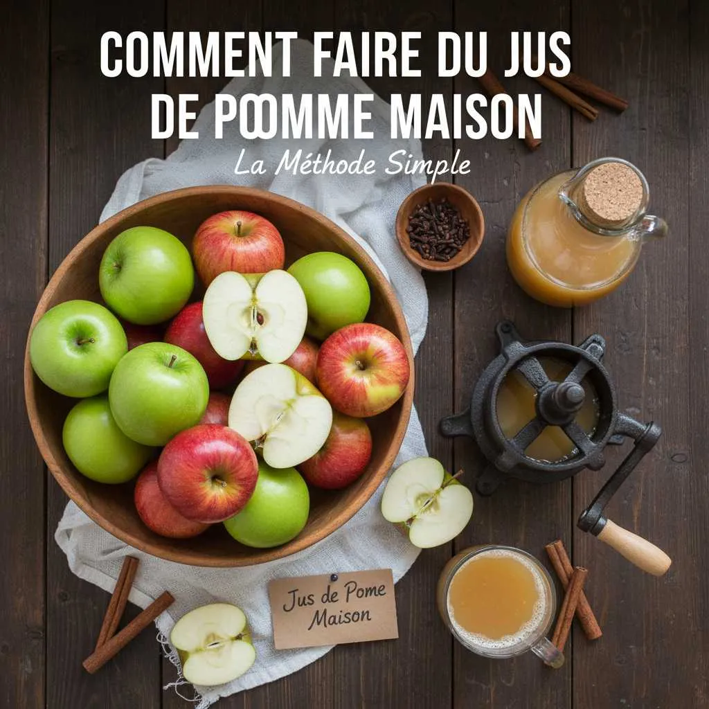 Comment faire du jus de pomme : la méthode simple (maison, avec ou sans appareil)